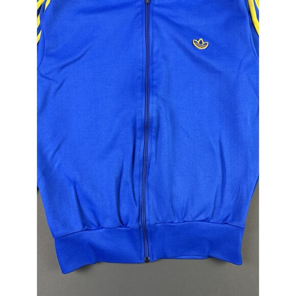 Rare Vintage 80s 90s Adidas Trefoil Full Zip Jacket 3 Stripes Hype Streetwear - Picture 5 of 10